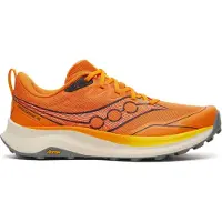 Saucony - Trailskor - Peregrine 16 Fuego/Cyber för Unisex - Storlek 46,5 - Orange