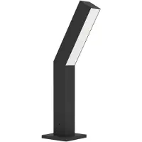 Eglo LED pollare Ugento, Svart, Aluminium / grå / zink, Modern, LED-utomhuslampa