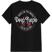 Ginza.se Deep Purple: Unisex T-Shirt/Smoke Circle (Black) (Medium)