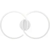 Eglo LED taklampa Armandolo, dimbar, Vitt / opal, Vardagsrum / matsal, Aluminium / grå / zink, Modern, LED-taklampa
