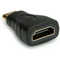 Value 12.99.3152 HDMI Adapter [1x HDMI hane C Mini - 1x HDMI hona] Svart 0 mm