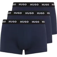 HUGO Boxershorts marinblå / svart / vit