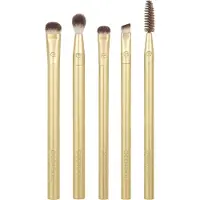 Ecotools LOT ÉCLAIRCISSANT MÉTAUX PRÉCIEUX - 5 Pinceaux - 100% Végétalien - Aluminium Recyclé - Poils Doux