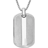 Fossil Halsband silver