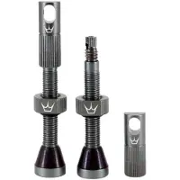 Peaty's X Chris King MK2 Tubeless Valves 80mm grå 2022 Slanglösa ventiler