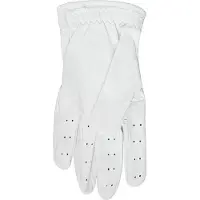BOSS Perforated glove in nappa leather with riptape closure