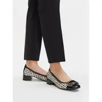 Hispanitas för kvinnor. HI254318 Läderskor Oporto svart (37), Hud, 3 till 5 cm, Ingen, Casual