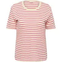 KAFFE CURVE T-shirt 'KCWinni' rosa / off-white