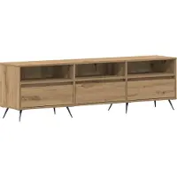 vidaXL TV-skåp artisan ek 150 x 30 x 44,5 cm Konstruerat trä