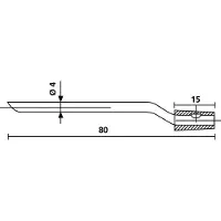 Hellermanntyton NA4/5 PRONG-ML Reservdorn Innehåll: 1 st