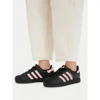 Adidas Originals Sneaker 'Superstar II' rosa / svart