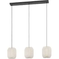 Eglo BELGRAVE LÅNGBORD L880 3XE27 SVART/VIT