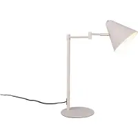 TRIO Lighting Bordslampa Cosima, Aluminium / grå / zink, Vardagsrum / matsal, Metall, Modern, Bordslampa