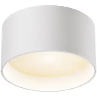 Maytoni LED taklampa Vega, Vitt / opal, Vardagsrum / matsal, Aluminium / grå / zink, LED-taklampa
