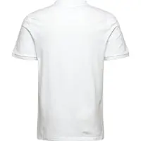 Lyle & Scott enfärgad polotröja i vitt
