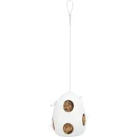 Trixie Nesting aid, hängande, keramik, 10,5 × 10,5 × 15 cm, vit