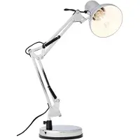 Brilliant Henry Bordsbelysning Lågenergilampa, Glödlampa E27 40 W Krom