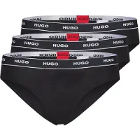 HUGO Trosa 'TRIPLET BRIEF STRIPE' röd / svart / vit