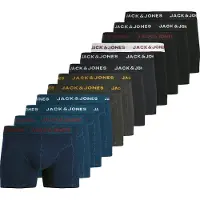 Jack & jones Boxershorts 'JACBOLT' marinblå / basalgrå / mörkgrå / svart