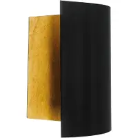 Eglo Vägglampa Falicetto, dimbar, Svart, Vardagsrum / matsal, Metall, Modern, Vägglampa, vägglampa inomhus