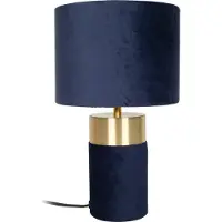 Näve Bordslampa 3189512, Blå, Vardagsrum / matsal, Textil / tyger / siden, Bordslampa