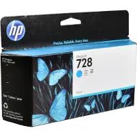 HP 728 (F9J67A) cyan bläckpatron hög kapacitet (original)