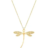 Luxenter Halsband med glansig 18K guldfinish Zirconia - Kual