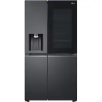 LG GSXB90MCDE side-by-side-kyl/frys 635 liter, mörk inox