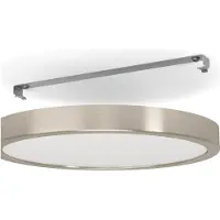 Eglo LED taklampa Fueva 5, Aluminium / grå / zink, Vardagsrum / matsal, Metall, Modern, LED-taklampa