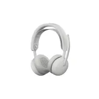 Logitech Zone Wireless 2 ES - Headset - på örat - Bluetooth - trådlös, kabelansluten - aktiv brusradering - USB-C - offwhite