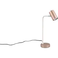 TRIO Lighting Skrivbordslampa Marley, Brun / rost, Vardagsrum / matsal, Metall, Modern, Bordslampa