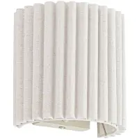 LINDBY Vägglampa , Libbie, dimbara, Beige, Hall, Tyg / textil
