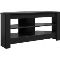 vidaXL HörnTVSkåp Svart 102 x 40,5 x 45 cm Konstruerat trä