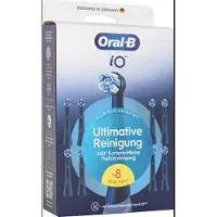 Braun Oral-B iO Series Ultimate Clean tandborsthuvuden – svarta – 8-pack