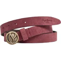Pepe Jeans för kvinnor. PL0200011 Millie bälte vinrött (S), Casual, Klassisk, Hud, Bordeaux