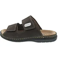 Rieker Pantolette mörkbrun / silver