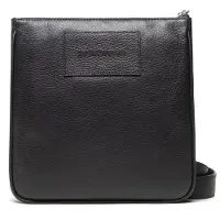 Emporio Armani Herrläder Budväska Svart