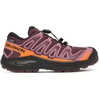 Salomon - Vandringsskor barn - XA Pro WP J Huckleberry/Black för Unisex - Barnstorlek 32 - Bordeaux