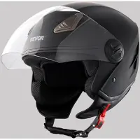 Vevor Motorcykelhjälm, 3/4-sidig, Smart Street ABS och högdensitetshjälm med Bluetooth-kommunikation och utbytbara linser, DOT-godkänd bekväm motocrosshjälm, lämplig för ungdomar och vuxna