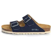 Bayton Pantolette 'Atlas' blå / svart