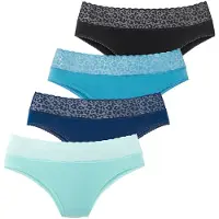 LASCANA Trosa marinblå / azur / mint / svart