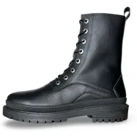 Nae Vegan Shoes Boots med snörning svart