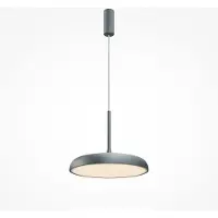 Maytoni Pendellampa Gerhard, Aluminium / grå / zink, Vardagsrum / matsal, Metall, Modern
