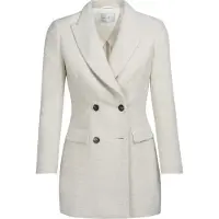 Vulto Kavaj 'Alpaca Silk Jacket' off-white