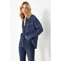 Trendyol Blus blå denim