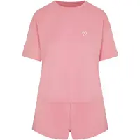 Hunkemoller Kort pyjamas eosin