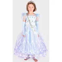 Den Goda Fen Maskeradkläder - Prinsessan Klänning - Frost - - 2-4 år (92-104) - Maskeradkläder
