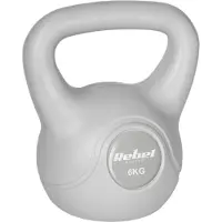 Rebel Active kettlebell 6 kg, grå
