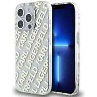 Karl Lagerfeld IML Fullover Logo-fodral för iPhone 15 Pro - guld