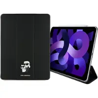 Karl Lagerfeld Saffiano Magnetic Karl & Choupette iPad Air 13" 2024 Book Cover - Svart